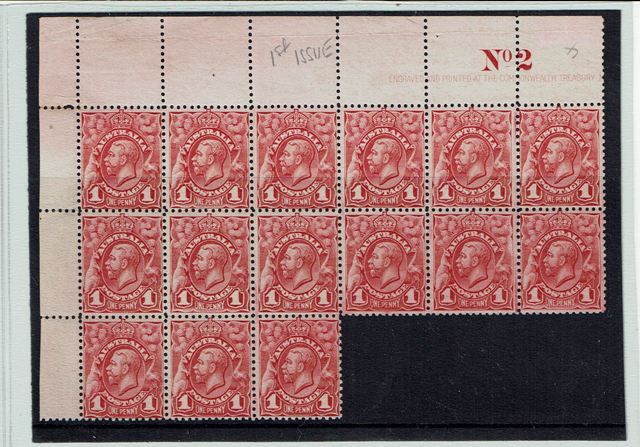 Image of Australia SG 17/17var UMM British Commonwealth Stamp